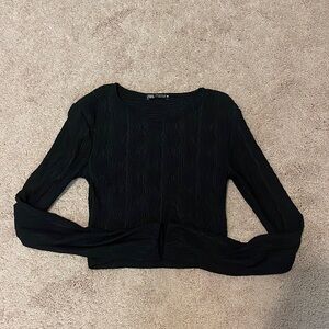 Simple black long sleeve